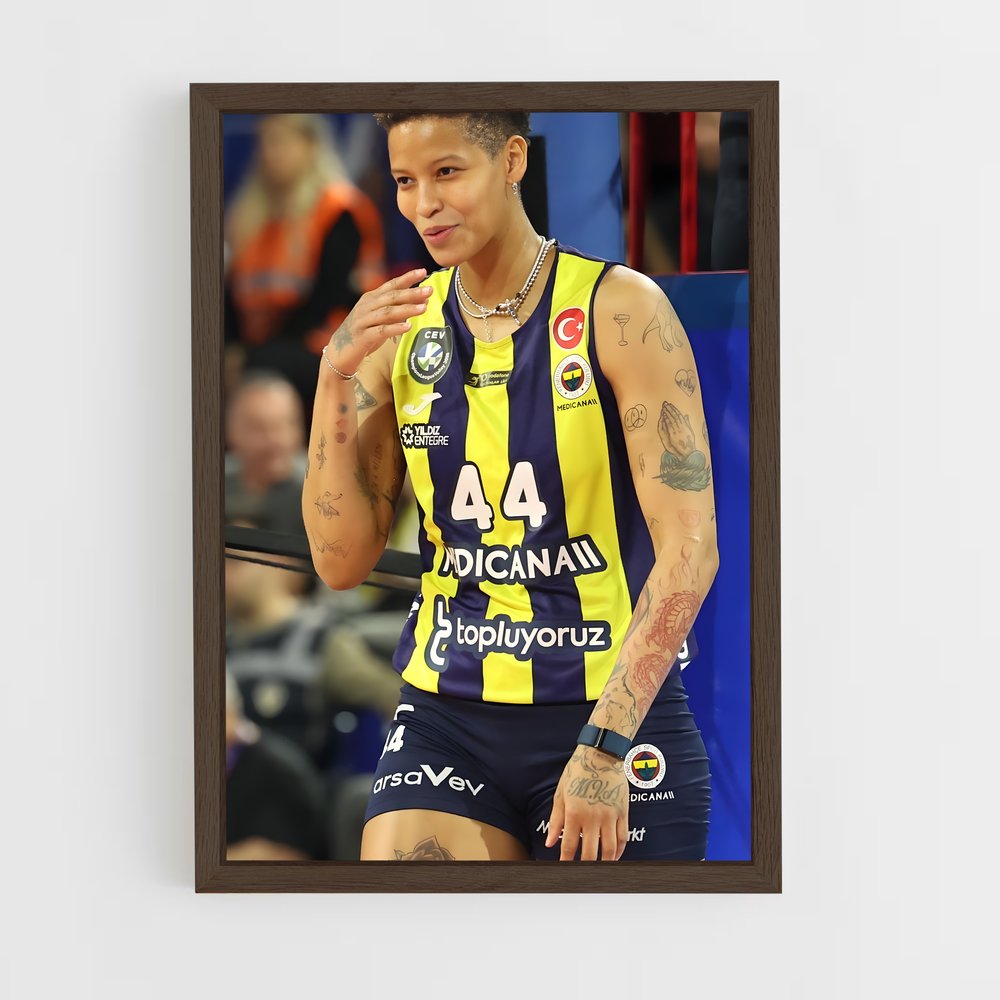 Poster Melissa vargas dunk – affiche Volleyball (vue 5)